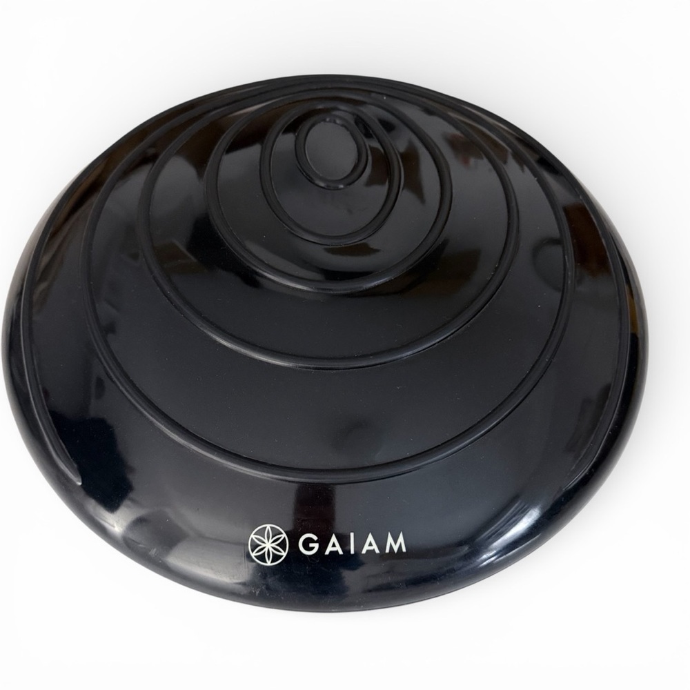 GAIAM Black Balance Disc Stability Cushion Core Trainer Fitness Exercise Tool - Picture 2 of 7
